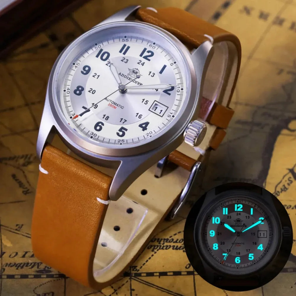 ADDIESDIVE CALIPER RELOGIO MASCULINO AUTOMATICO ORIGINAL LOJA VINTAGEBULL