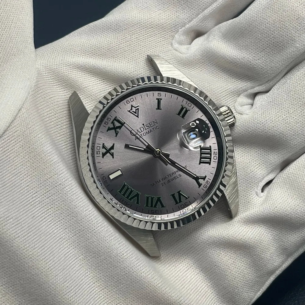 RELOGIO MASCULINO AUTOMATICO CADISEN PRATA MOVIMENTO SEIKO LOJA VINTAGEBULL