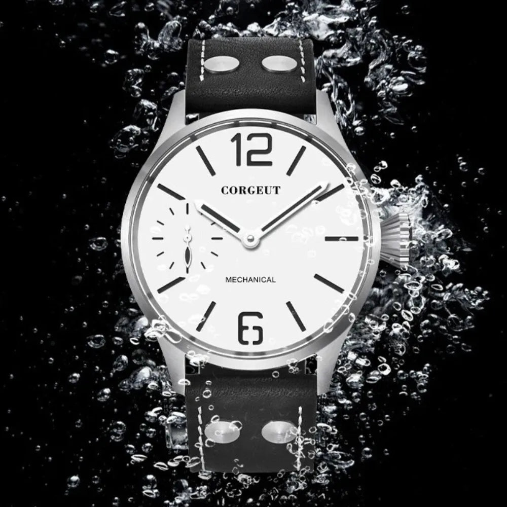 RELOGIO MASCULINO COM PULSEIRA DE COURO MINIMALISTA QUALIDADE PREMIUM LOJA VINTAGEBULL