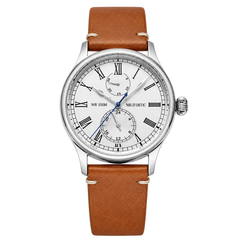RELOGIO MASCULINO PULSEIRA DE COURO