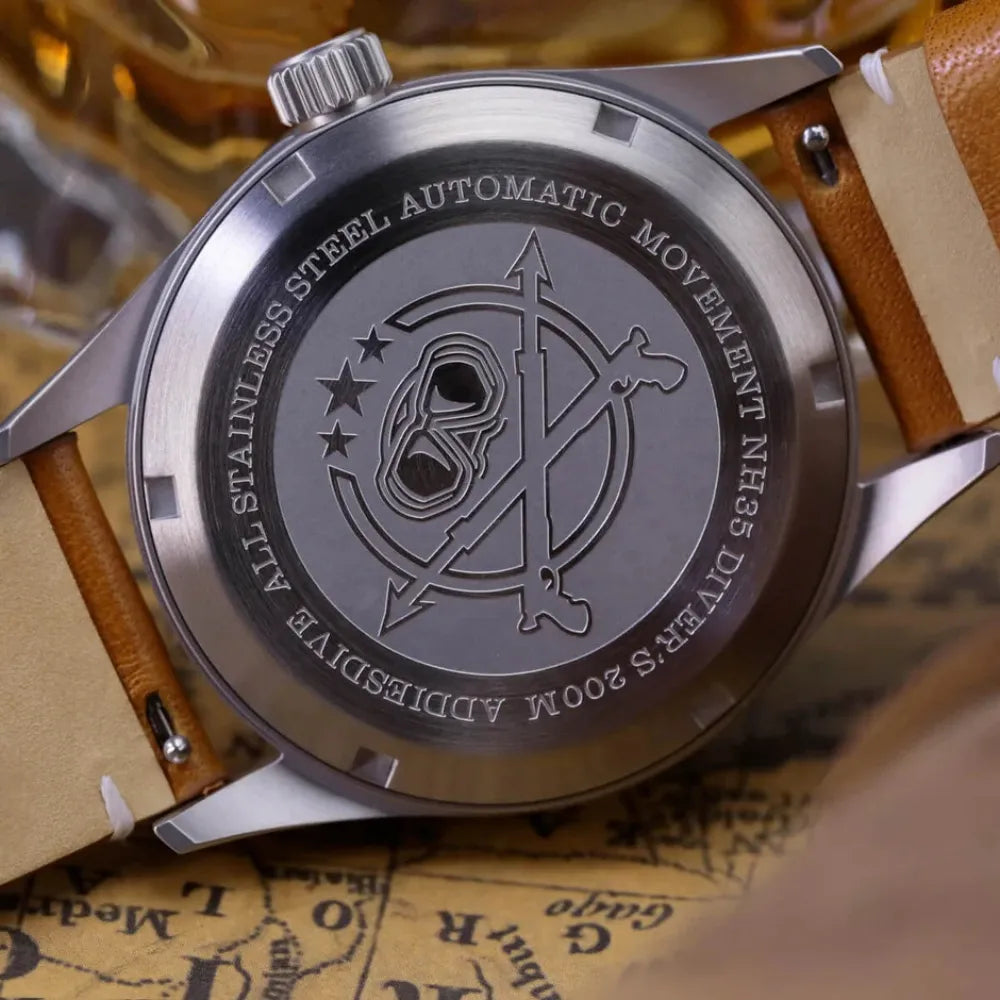 ADDIESDIVE CALIPER RELOGIO MASCULINO AUTOMATICO ORIGINAL LOJA VINTAGEBULL