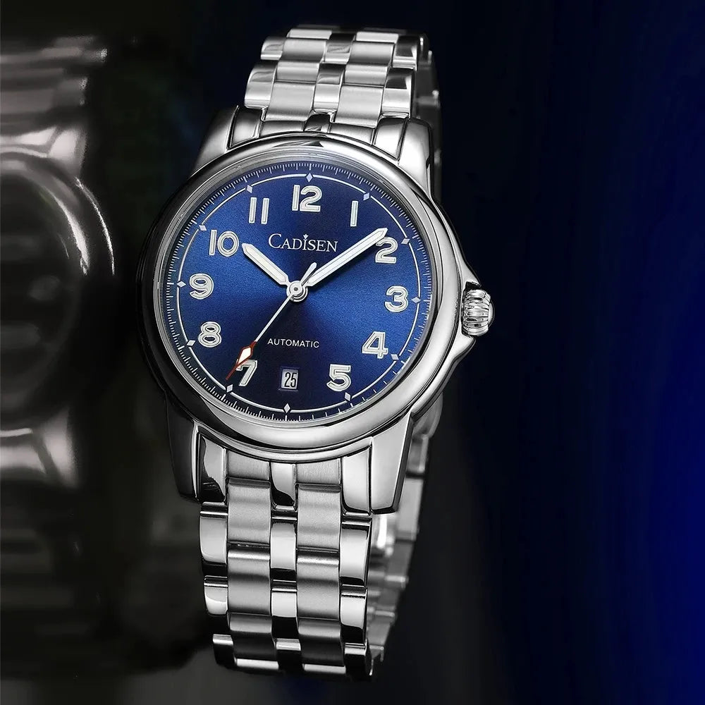 RELOGIO MASCULINO AUTOMATICO PRATA MINIMALISTA LOJA VINTAGEBULL
