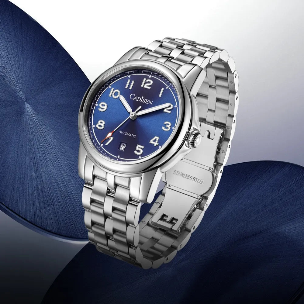 RELOGIO MASCULINO AUTOMATICO PRATA MINIMALISTA LOJA VINTAGEBULL