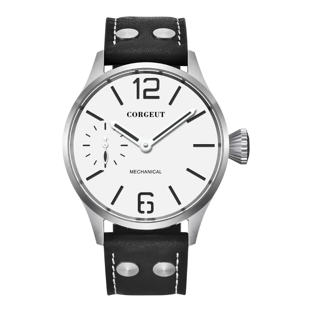 RELOGIO MASCULINO COM PULSEIRA DE COURO MINIMALISTA QUALIDADE PREMIUM LOJA VINTAGEBULL