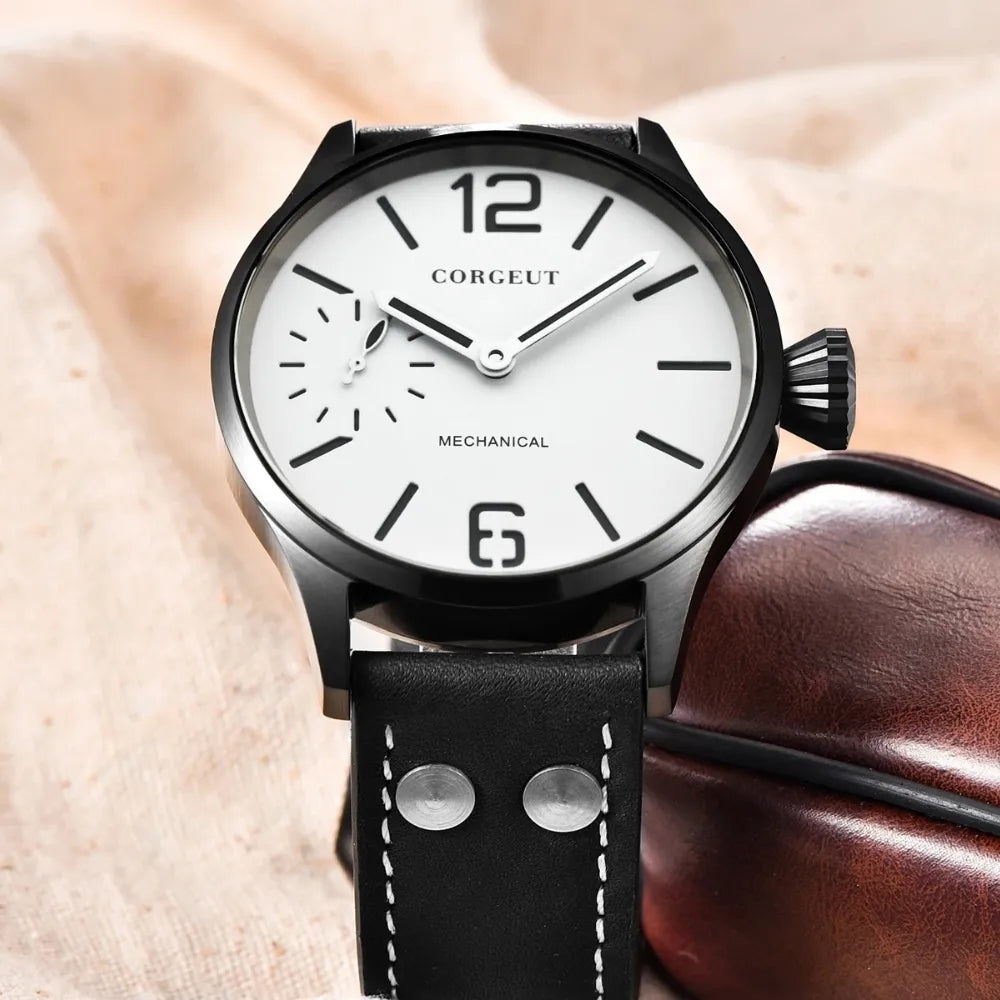 RELOGIO MASCULINO COM PULSEIRA DE COURO MINIMALISTA QUALIDADE PREMIUM LOJA VINTAGEBULL