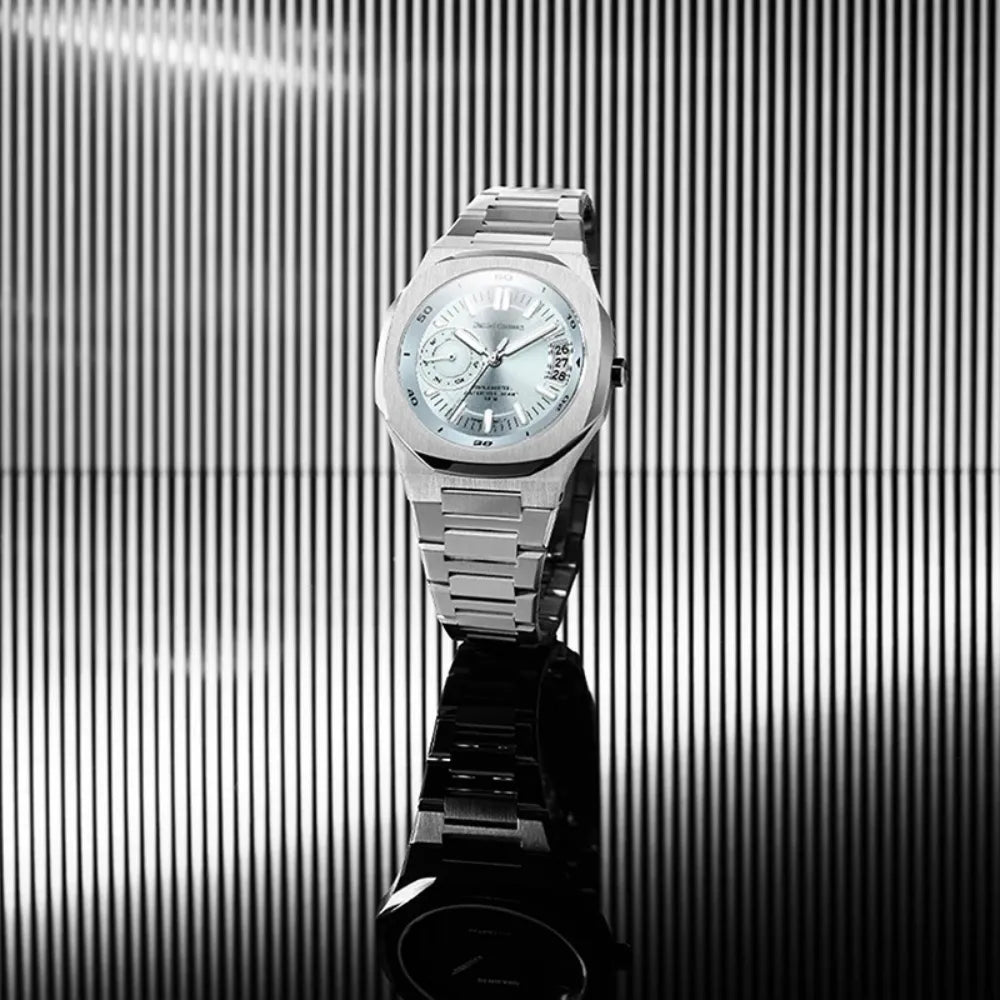 RELOGIO MASCULINO QUARTZO MINIMALISTA PRATA DE HOMEM LOJA VINTAGEBULL