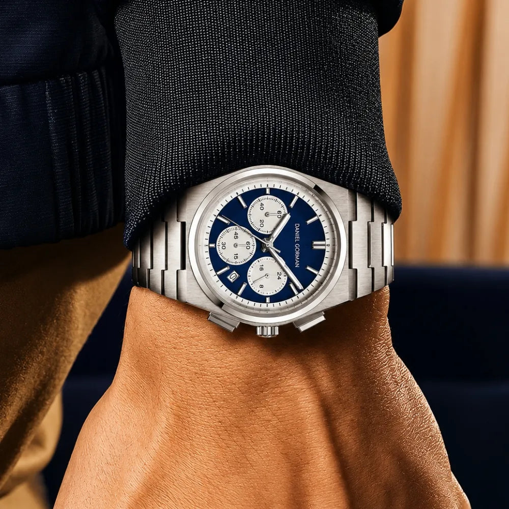 RELOGIO MASCULINO MINIMALISTA CLASSICO CASUAL PRATA LOJA VINTAGEBULL