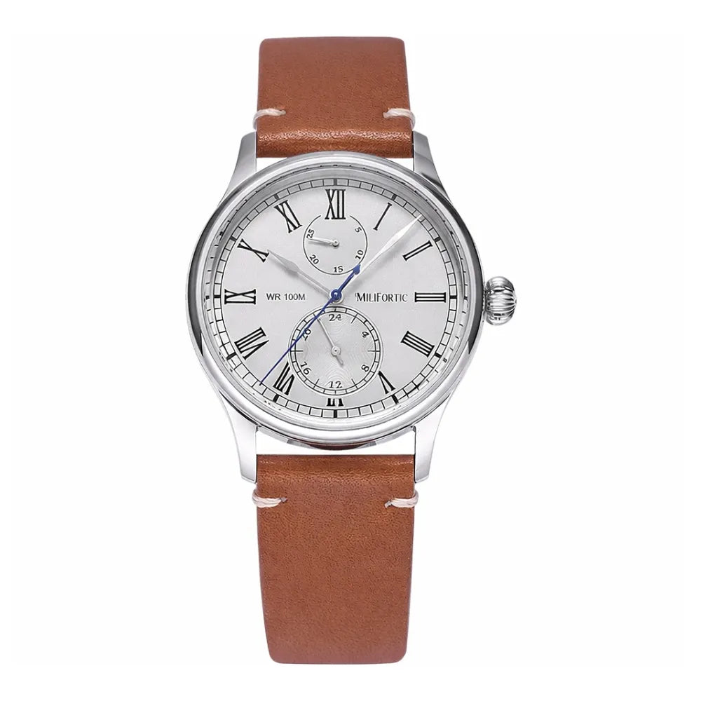 Relógio Masculino Quartzo Com Pulseira de Couro Artesanal Loja Vintagebull
