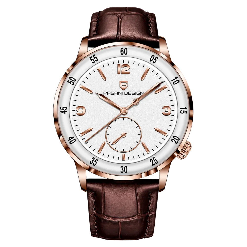 RELOGIO PAGANI DESIGN ORIGINAL PULSEIRA DE COURO