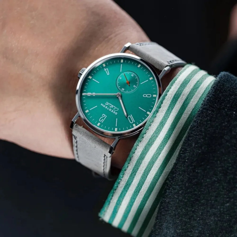 RELÓGIO PREMIUM DE COURO PARA HOMEM LOJA VINTAGEBULL